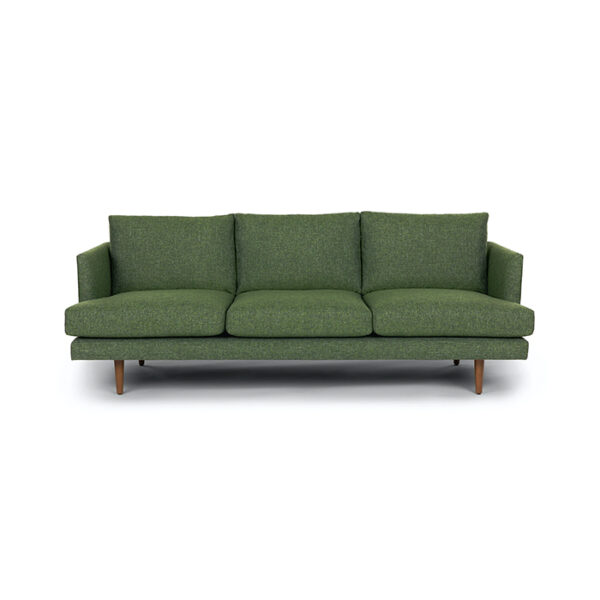 green soft sofa