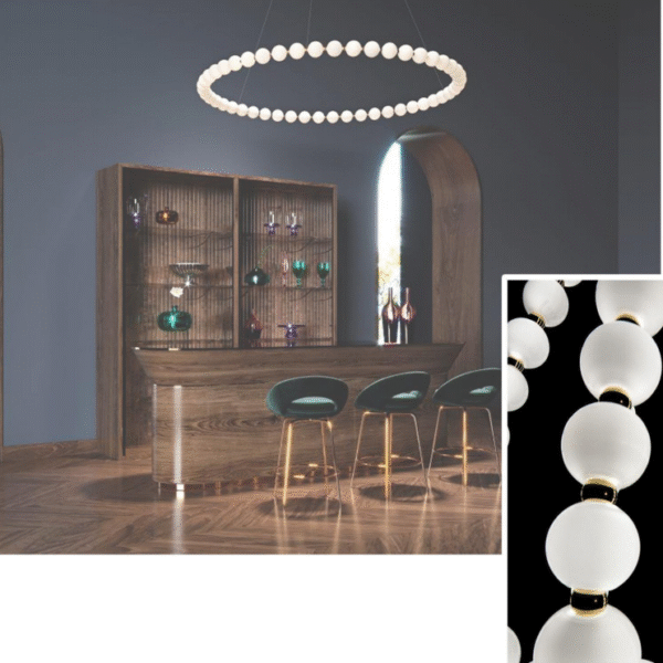 Pearl Round Chandelier