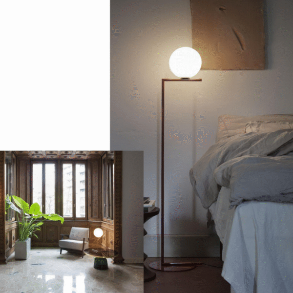Round Moon Series Floor Lamp Table Lamp Wall Lamp Chandelier