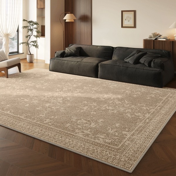living room retro carpet