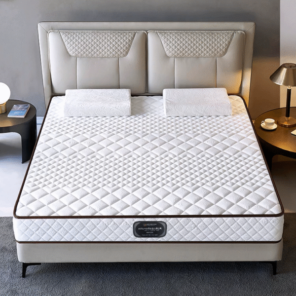 Vacuum compressed roll-up mattress
